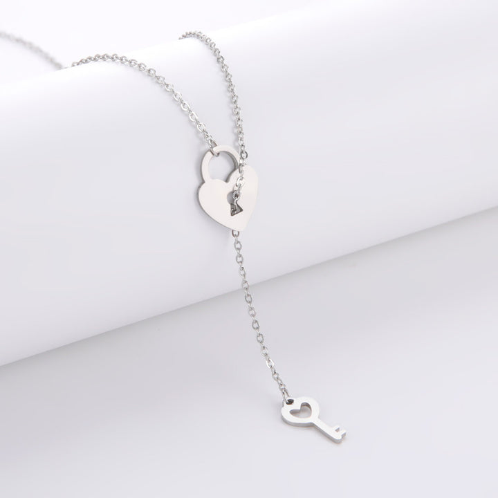 Love Pendant Stainless Steel Necklace