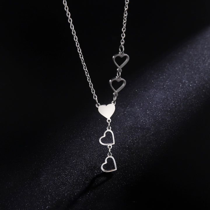 Love Pendant Stainless Steel Necklace